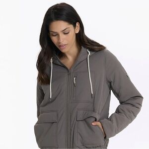 New with tags! VUORI women’s Tahoe Insulated Jacket-smoke size: large